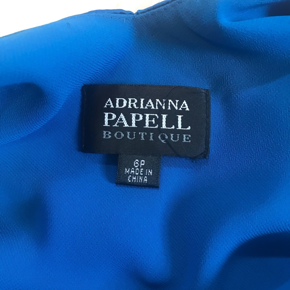 Adrianna Papell Petit Silk Dress - Picture 4 of 8